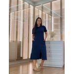 Vestido Cintia Azul Marinho