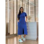 Vestido Cintia Azul Carbono