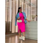 Jaqueta Rebeca Jeans Claro