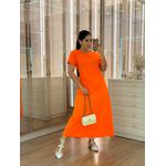 Vestido Leonora Laranja