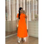 Vestido Leonora Laranja