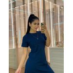 Vestido Leonora Azul Marinho