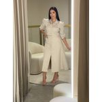 Jaqueta Nathy Jeans Areia