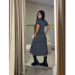 Vestido Cintia Chumbo