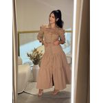 Jaqueta Nathy Nude Jeans Cropped