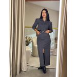 Jaqueta Nathy Jeans Cinza