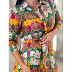 Chemise Punta Cana Estampado Verde