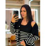 Conjunto Serena Preto E Branco