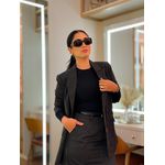 Conjunto Charlotte Risca De Giz Preto