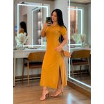 Vestido Cleo Caramelo