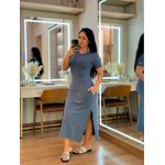 Vestido Cleo Cinza