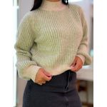 Tricot Julia Verde E Off White