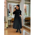 Vestido Vivian Preto E Branco