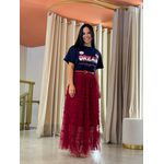 T-shirt Debora Azul Marinho
