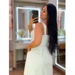 Vestido Vivian Branco E Preto