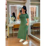 Vestido Cleo Verde Militar