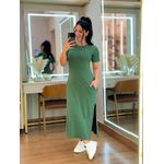 Vestido Cleo Verde Militar