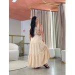 Vestido Pamela Areia