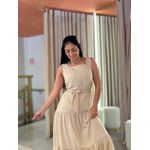 Vestido Pamela Areia