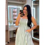 Vestido Vivian Off White E Preto