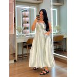 Vestido Vivian Off White E Preto