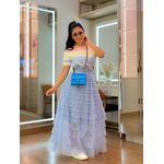 Saia Louise Azul Bebe