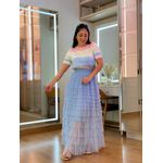 Saia Louise Azul Bebe