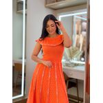 Vestido Debora Laranja