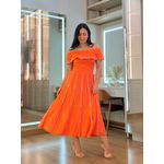 Vestido Debora Laranja