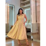 Vestido Karina Areia
