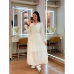 Vestido Julia Branco E Preto