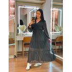 Vestido Julia Preto E Branco