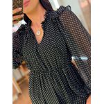 Vestido Julia Preto E Branco