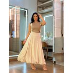 Blusa Carol Nude E Off White