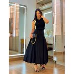 Blusa Carol Preto E Off White
