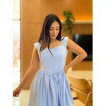 Vestido Larissa Azul Bebe