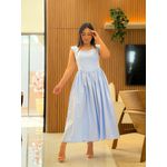 Vestido Larissa Azul Bebe