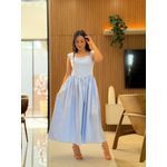 Vestido Larissa Azul Bebe