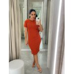 Vestido Tubinho Terracota