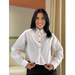 Camisa Cropped Melissa Off White