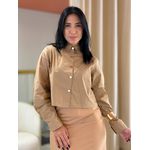 Camisa Cropped Melissa Capuccino