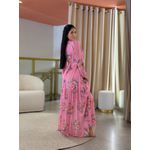 Vestido Priscila Floral Rosa