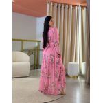 Vestido Priscila Floral Rosa