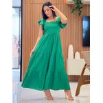 Vestido Andressa Verde Bandeira