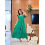 Vestido Andressa Verde Bandeira
