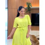 Vestido Zara Verde Pistache