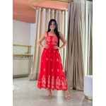 Vestido Teodora Vermelho