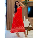 Vestido Manuela Vermelho
