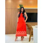Vestido Manuela Vermelho