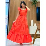 Vestido Barbara Laranja